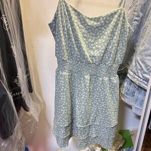 Dry Goods Green Floral Dress